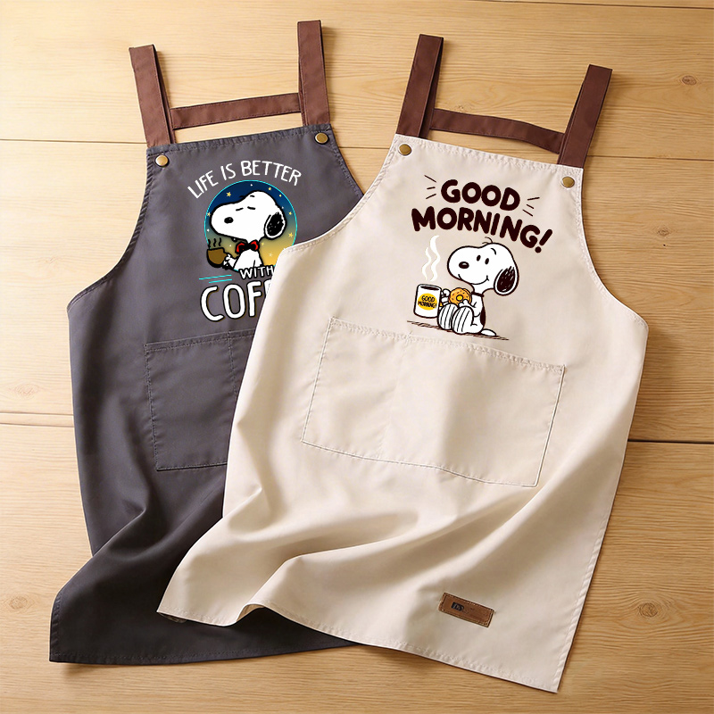 Men'S Fashion Overalls - Snoopys Cooking Apron Men Women Anime