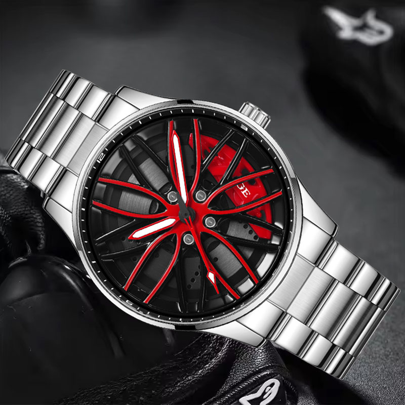 Men'S Fashion Hub - LIGE Fashion Mens Car Wheel Watches