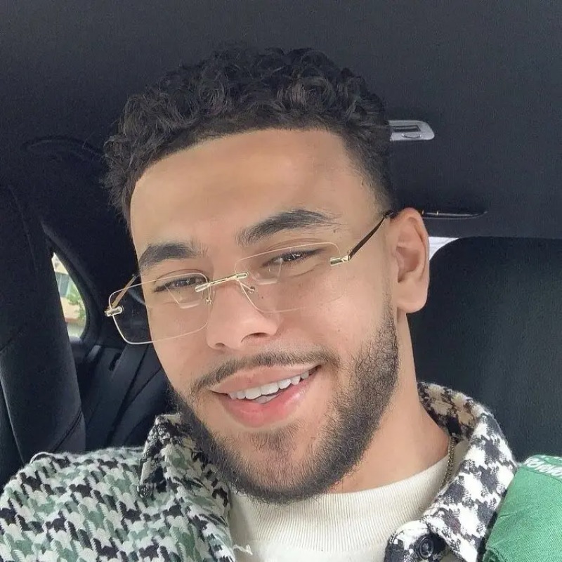 Men'S Fashion Rimless Glasses - Rimless Small Glasses Man Stylish Sunglasses