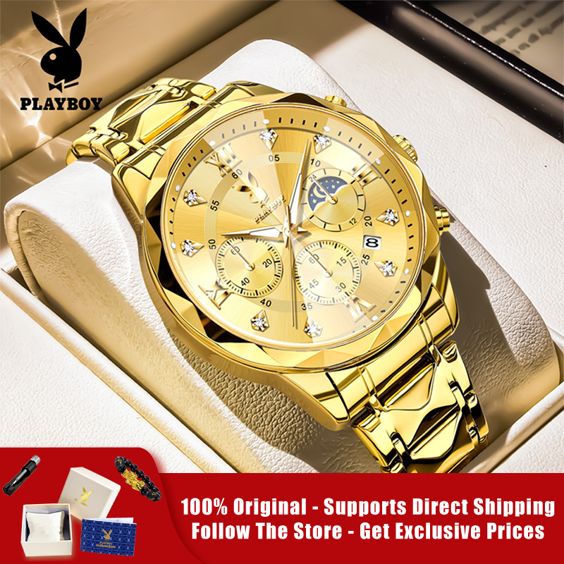 Men'S Fashion Luxury Brands - PLAYBOY 3088 Brand original authentic watches