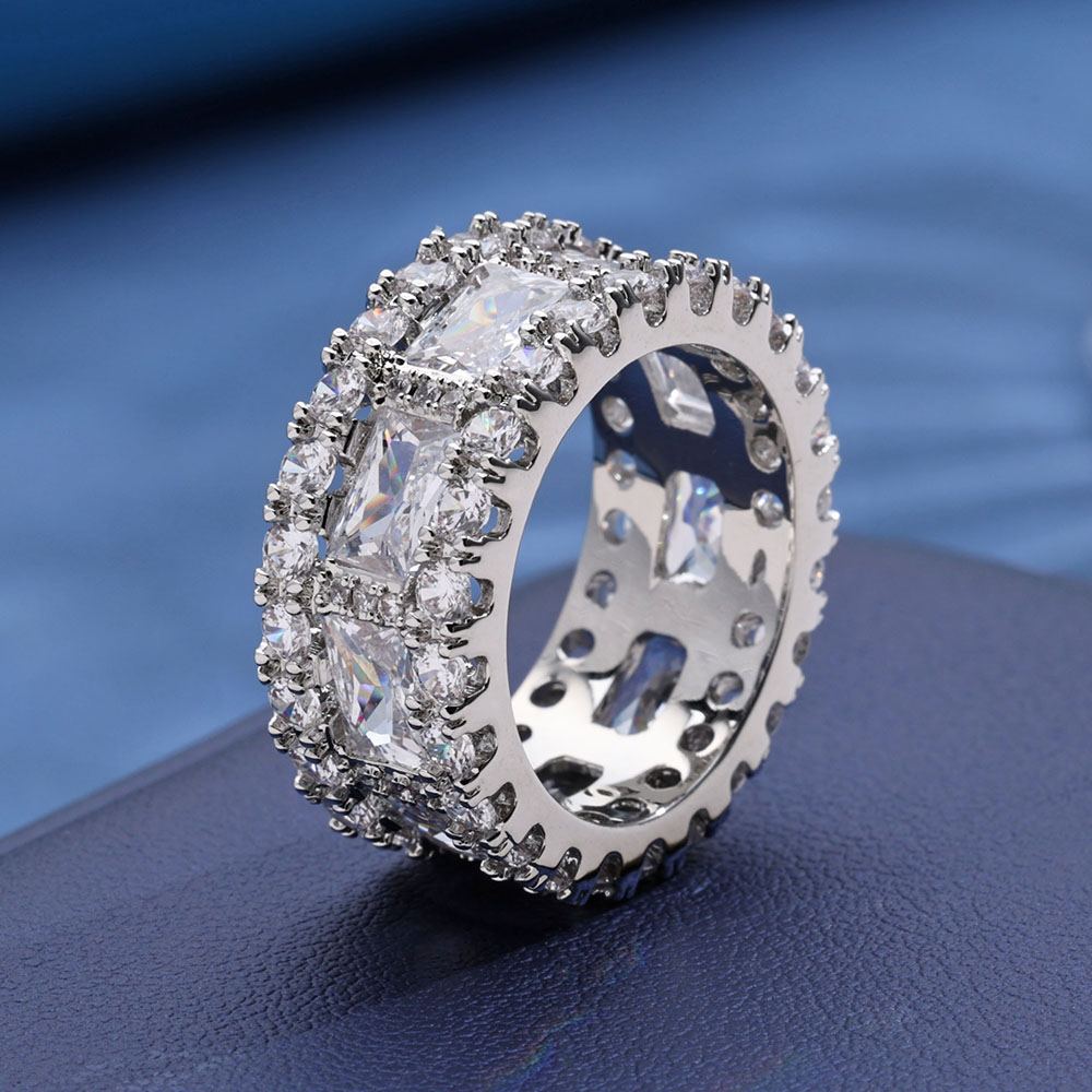 Men'S Fashion Tips - Christmas Gift Customized Cube Zirconia 10mm