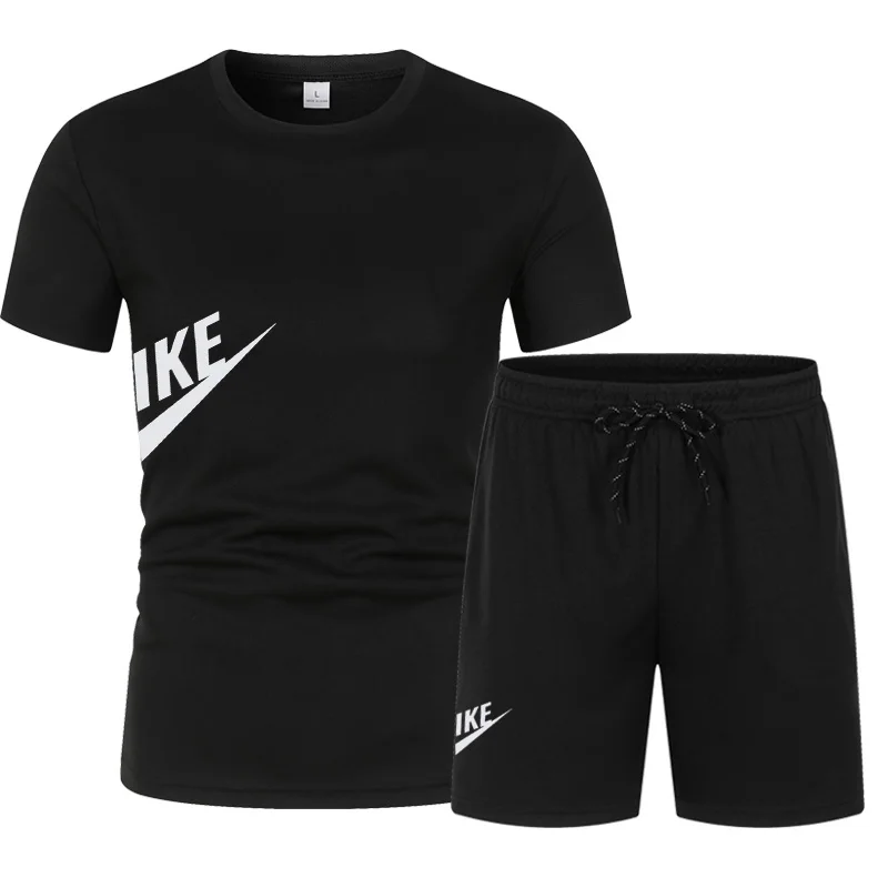 Mens Fashion Streetwear - 2026 Summer Men Crew Neck Short