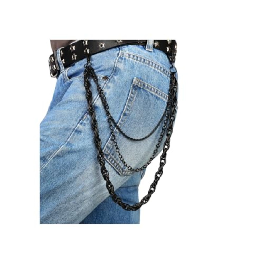 Jeans Pants Fashion Men - Jeans Chains for Men Hip-hop Emo