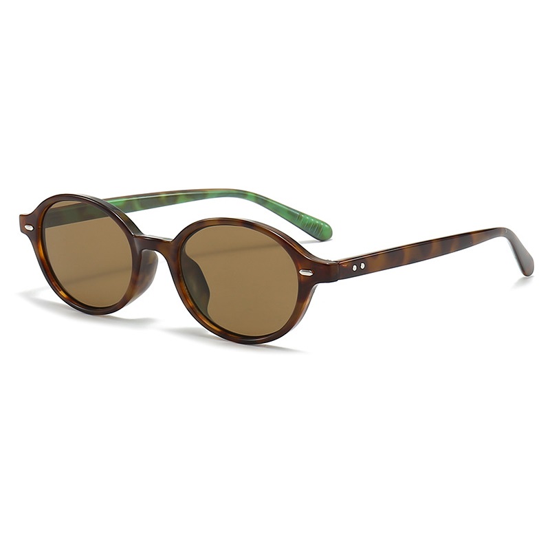 Men'S Fashion Luxury Brands - Retro Small Oval Sunglasses Women Men