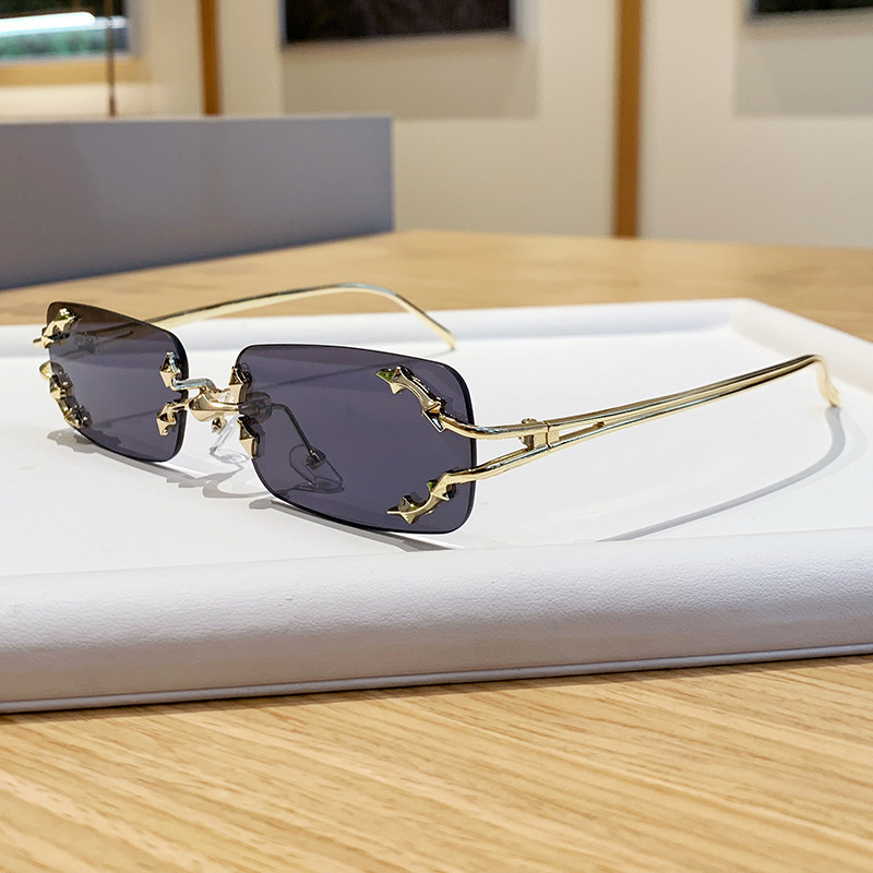 Men'S Fashion Rimless Glasses - Rimless glasses men's and women's high-end