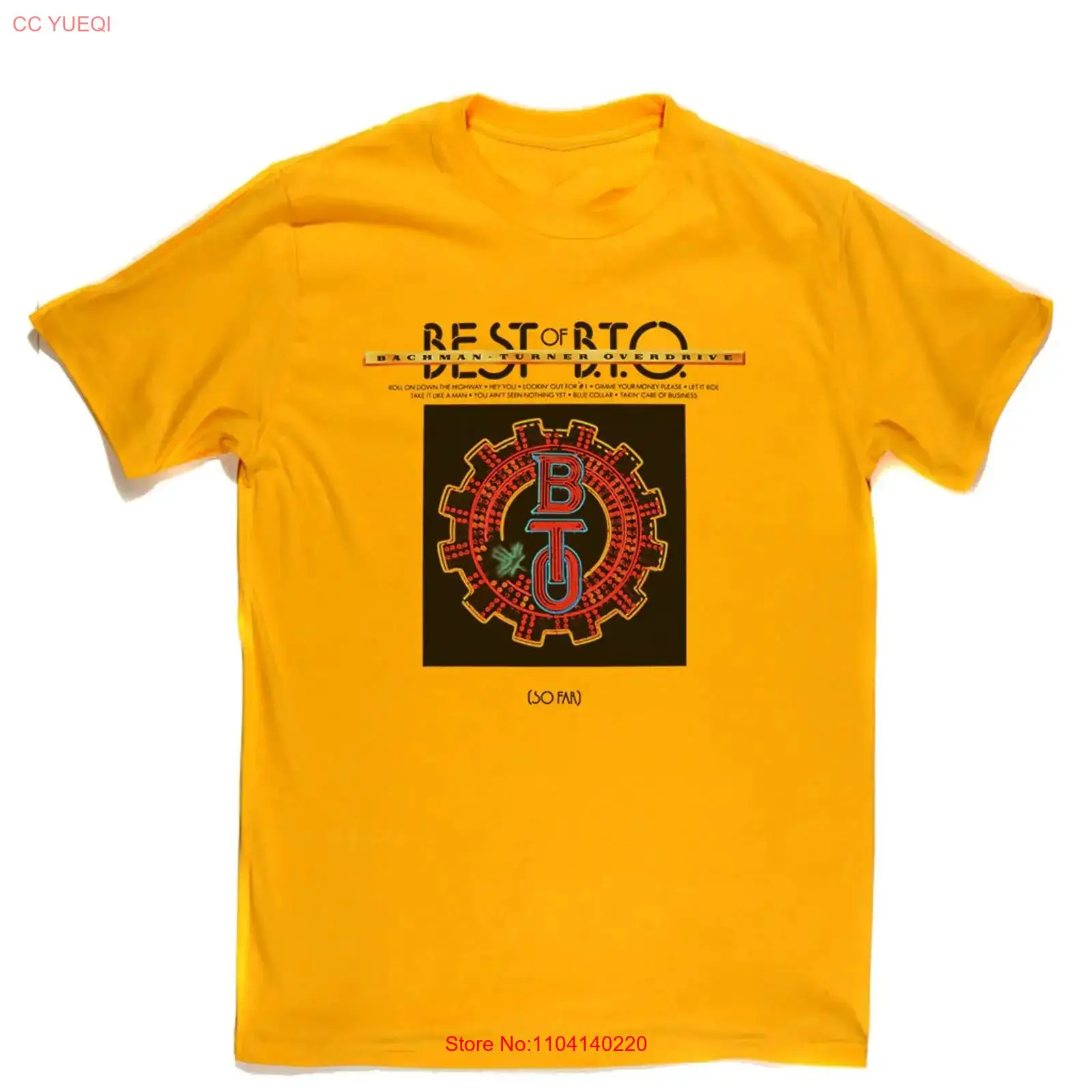 Bachman Turner Overdrive Best  - Yellow Men'S Fashion ulasan dan harga