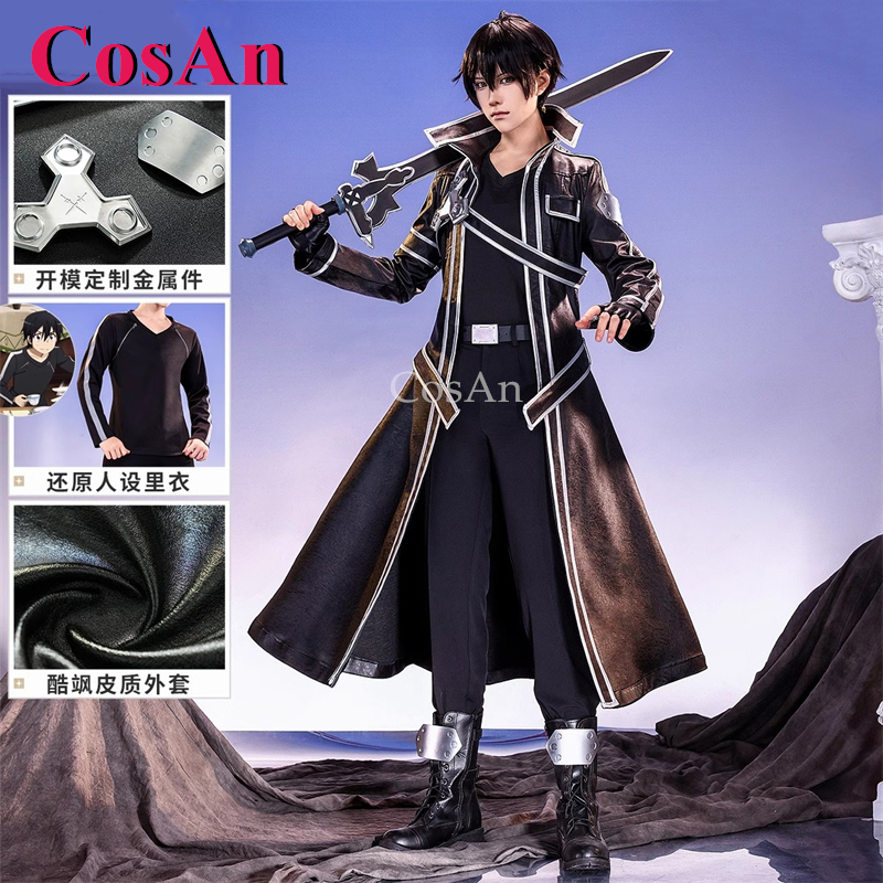 CosAn Sword Art Online Kirito/ - Men'S Fashion Online ulasan dan harga