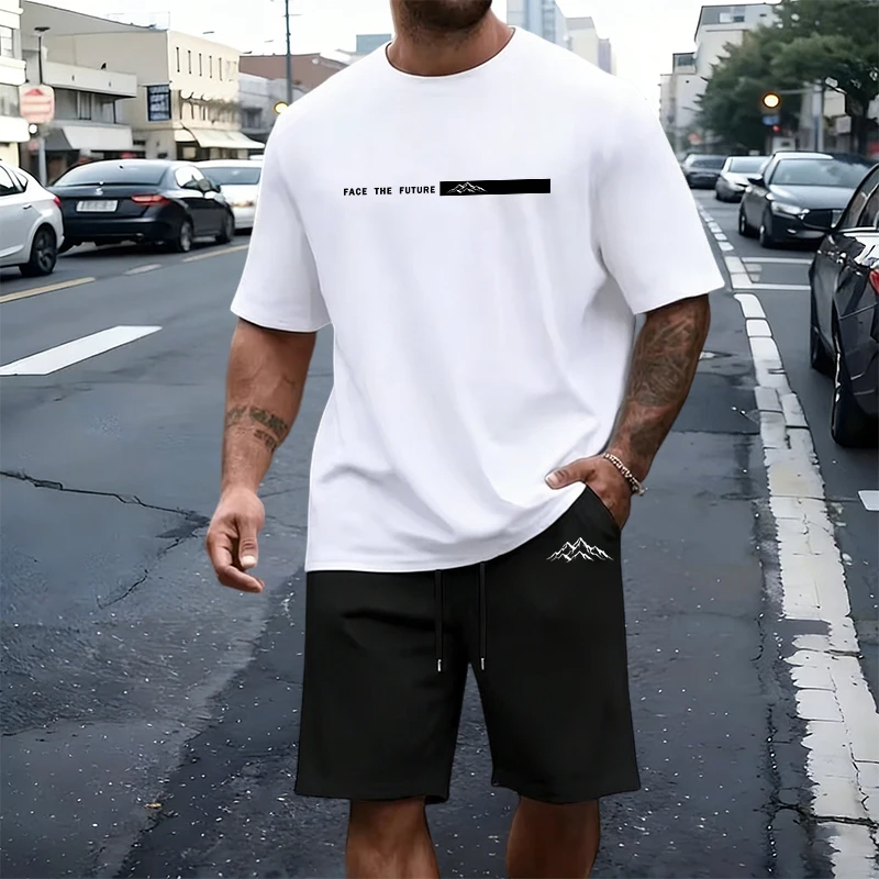 Fashion Mens T-Shirt Tracksuit - Mens Fashion Streetwear ulasan dan harga