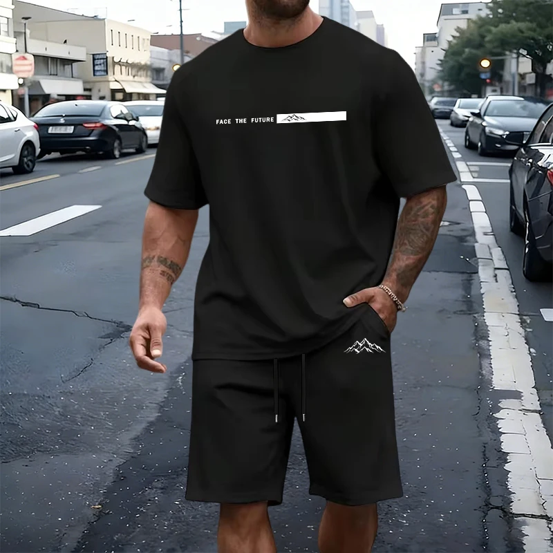 Fashion Mens T-Shirt Tracksuit - Mens Fashion Streetwear ulasan dan harga