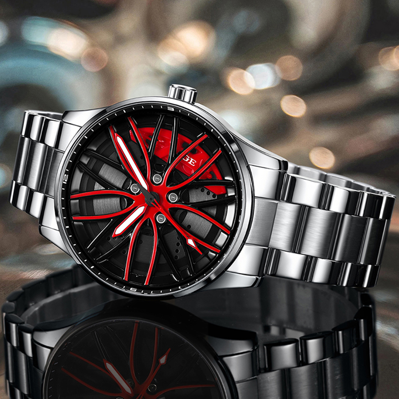 LIGE Fashion Mens Car Wheel Wa - Men'S Fashion Hub ulasan dan harga