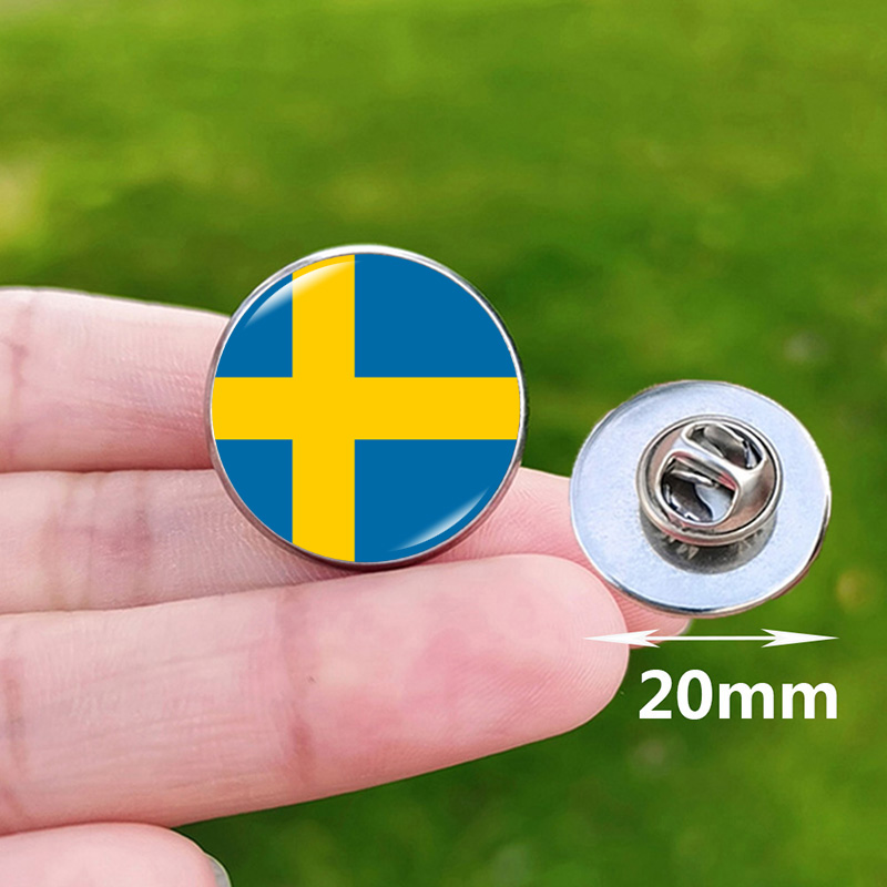 New National Flag Brooches for - Paris Fashion Men ulasan dan harga