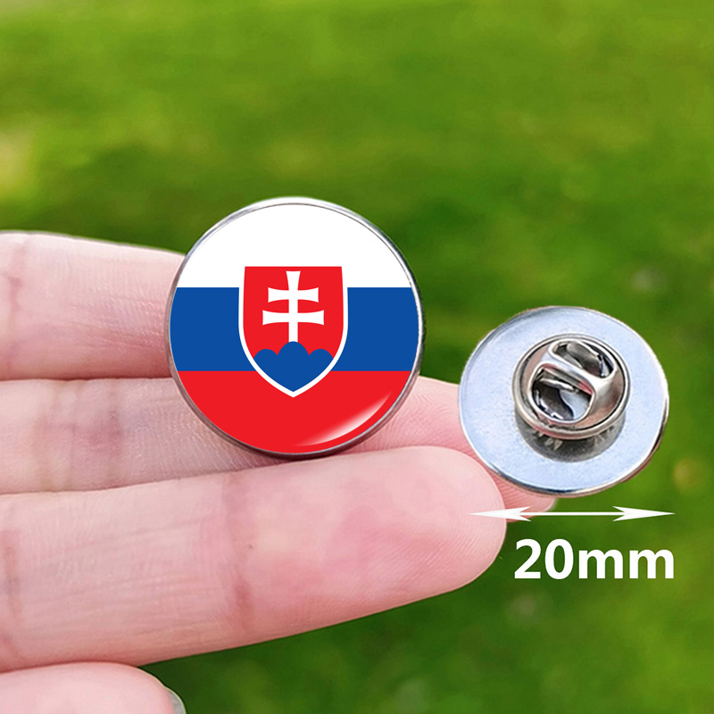 New National Flag Brooches for - Paris Fashion Men ulasan dan harga
