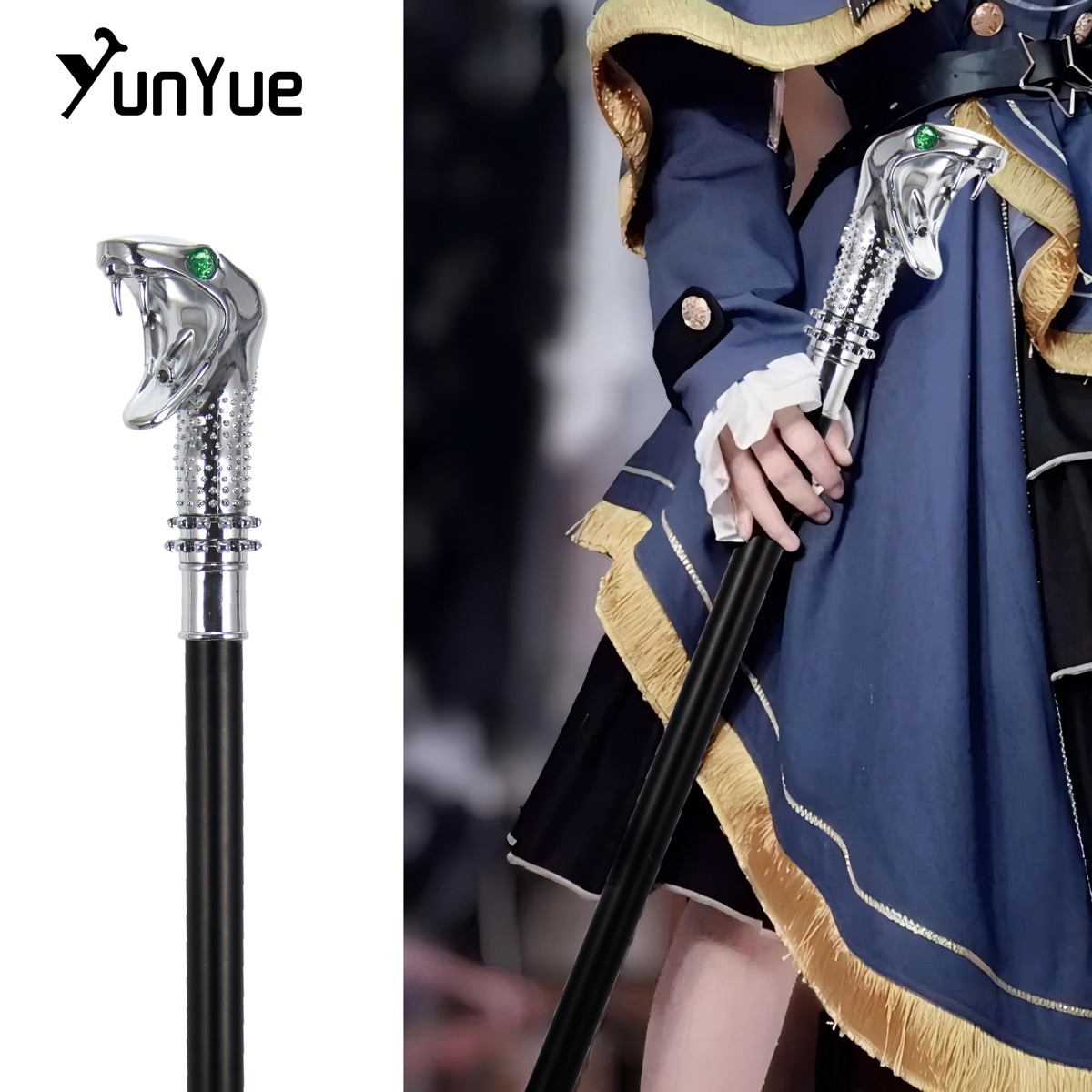 White Luxury Snake Handle Fash - Men'S Fashion Tips ulasan dan harga