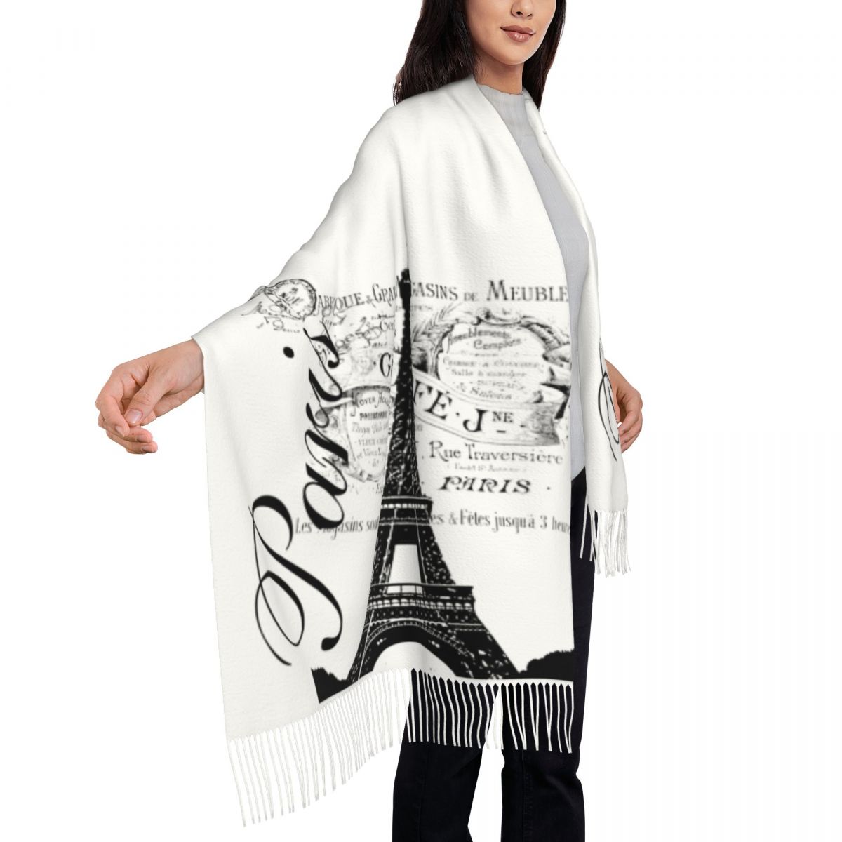 Custom Printed Vintage Eiffel  - Paris Fashion Men ulasan dan harga