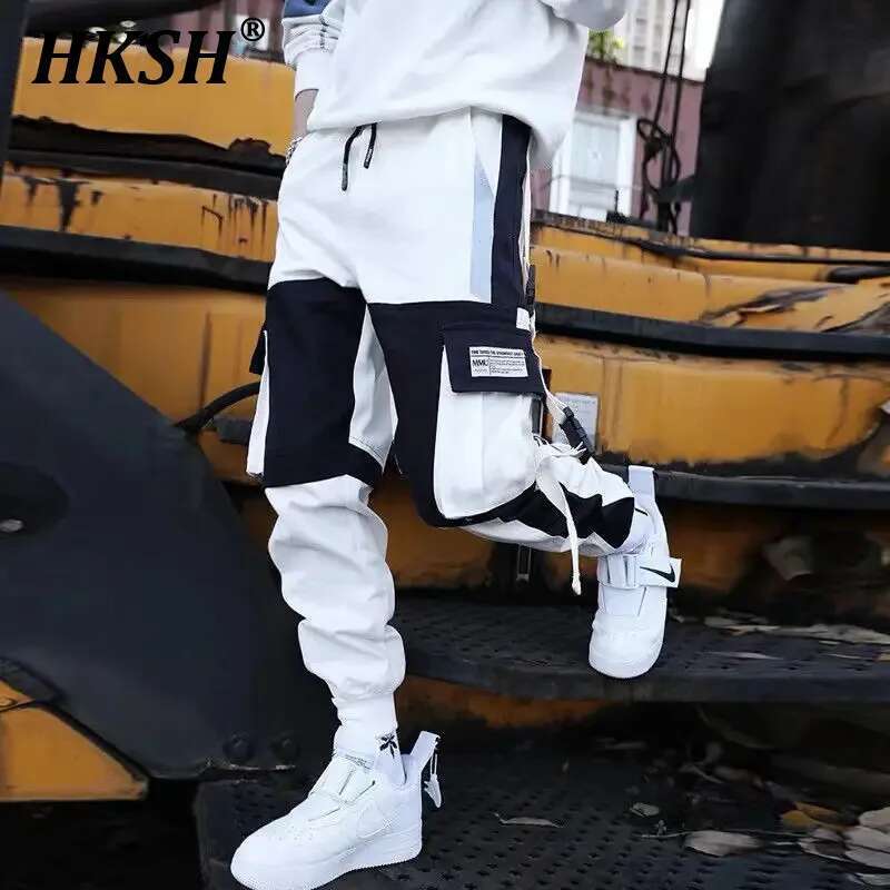 HKSH Male Fashion Tide Darkwea - Men'S Fashion Overalls ulasan dan harga