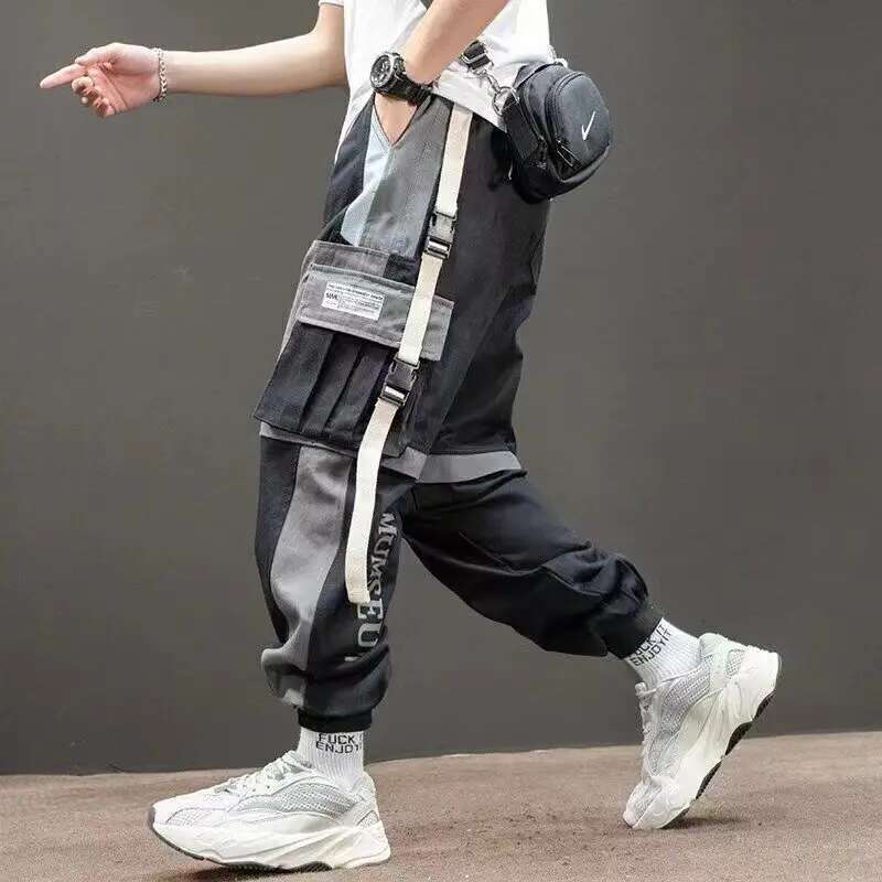 HKSH Male Fashion Tide Darkwea - Men'S Fashion Overalls ulasan dan harga