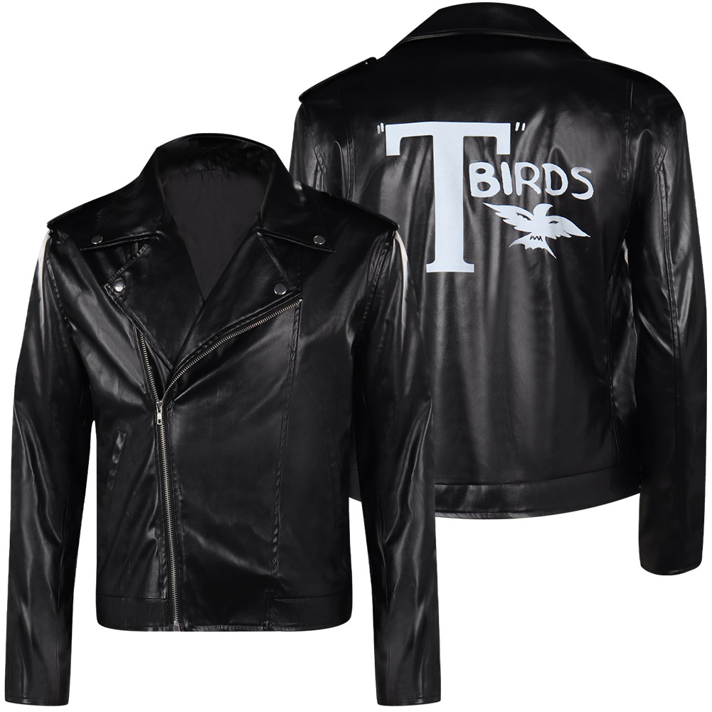 Retro 80S Danny Cosplay Coat G - Men'S Fashion Leather Jacket ulasan dan harga