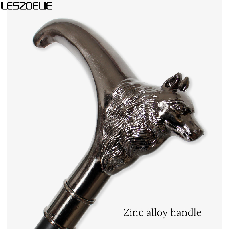 Wolf-Head Luxury Walking Stick - Men'S Fashion Tips ulasan dan harga