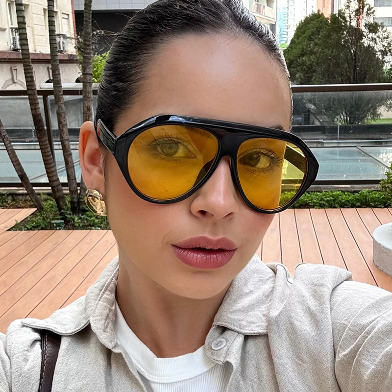 Fashion Oversized Pilot Sungla - Men'S Fashion Glasses ulasan dan harga