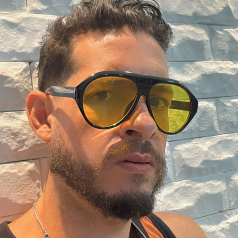 Fashion Oversized Pilot Sungla - Men'S Fashion Glasses ulasan dan harga