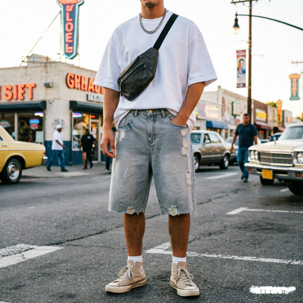 Summer Men's Casual Jeans Shor - Jeans Pants Fashion Men ulasan dan harga