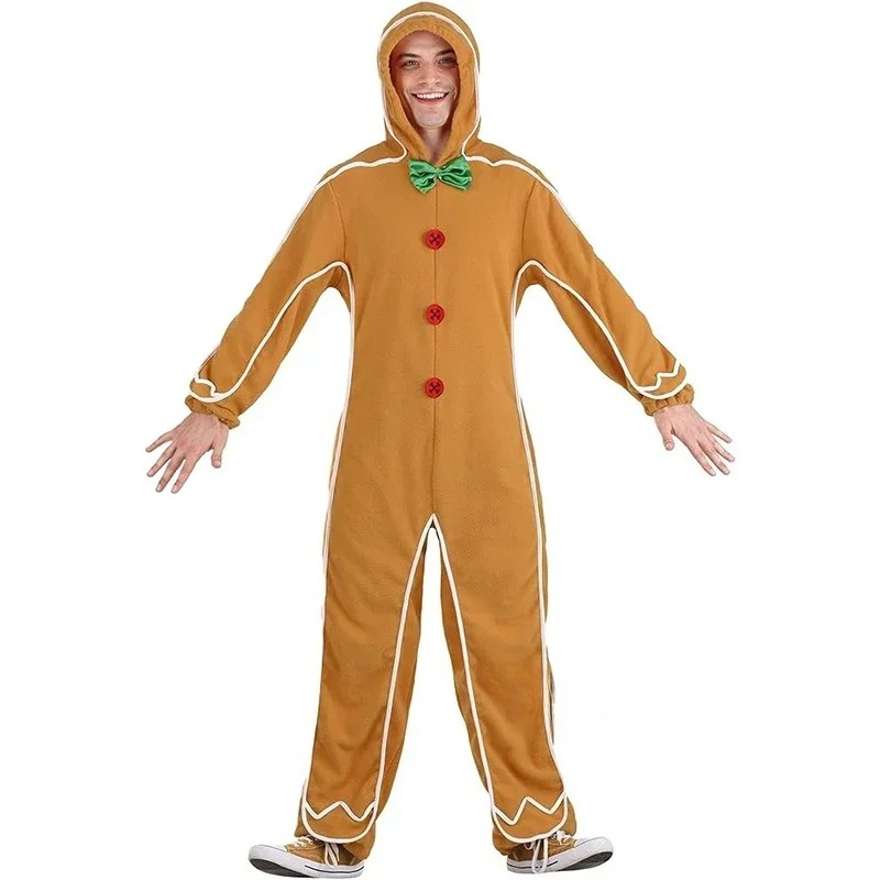 Men Gingerbread Cookie Jumpsui - Mens Fashion Jumpsuit ulasan dan harga