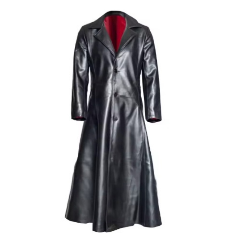 Wish Best Selling Long Tight F - Men'S Fashion Leather Jacket ulasan dan harga