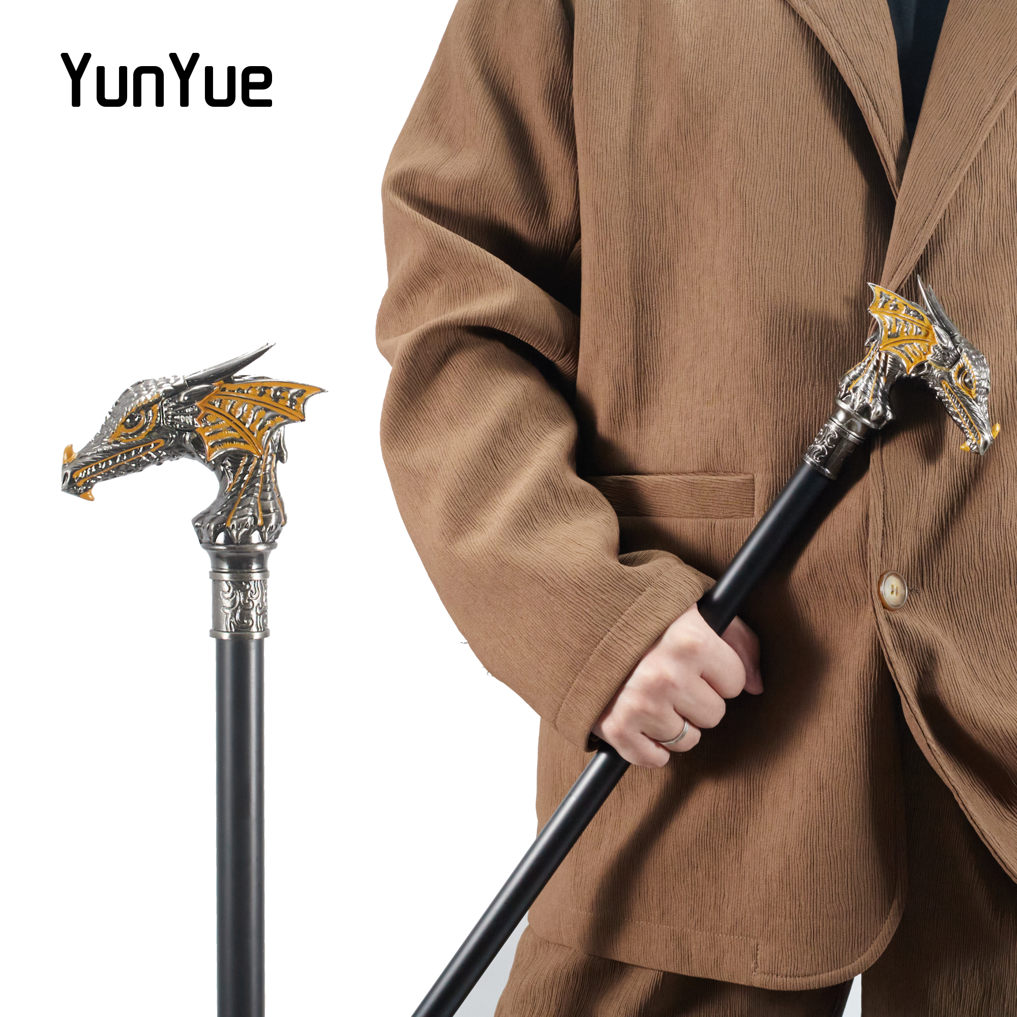 Luxury Gold Dragon Handle Fash - Men'S Fashion Tips ulasan dan harga