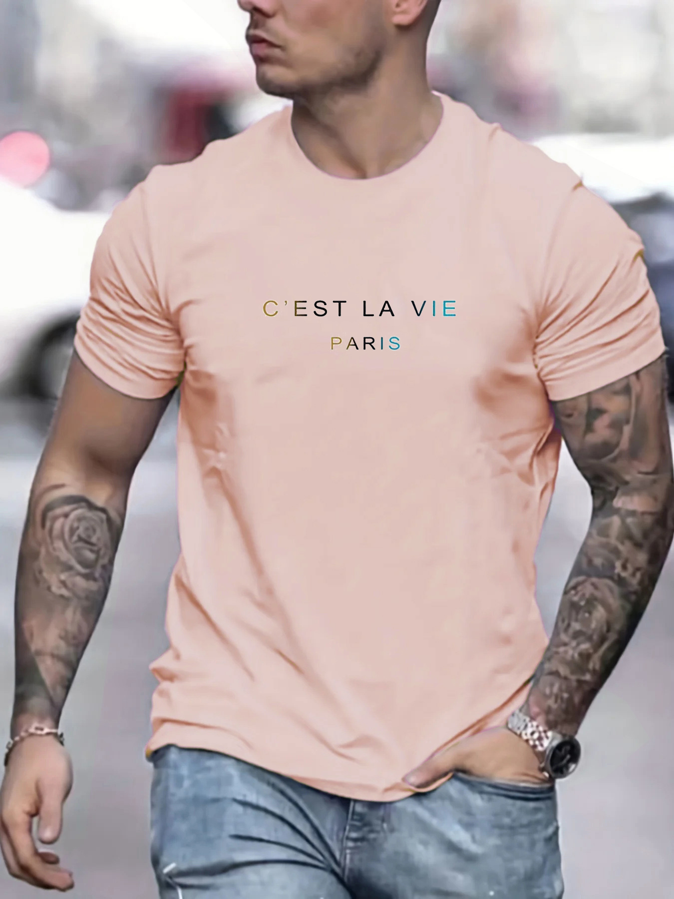 Men's summer 100% pure cotton  - Paris Fashion Men ulasan dan harga