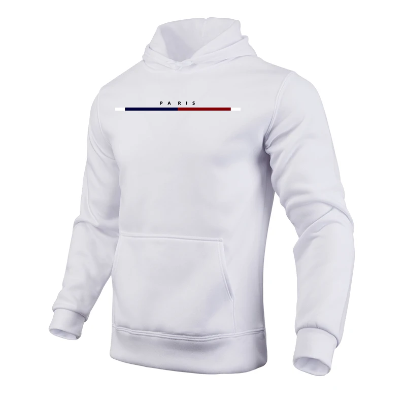 Men's Hooded Sweatshirts Solid - Paris Fashion Men ulasan dan harga