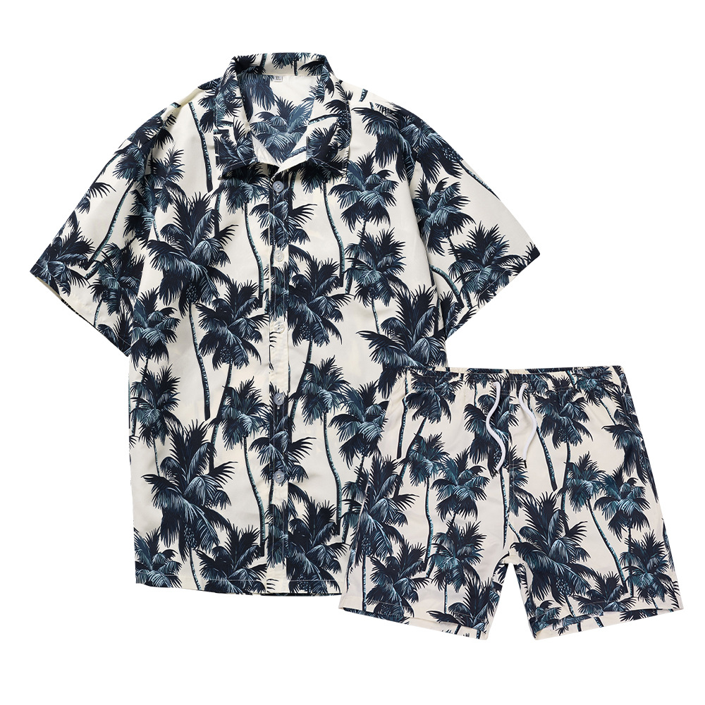 Hawaiian Coconut Tree 3D Print - Mens Fashion Wear ulasan dan harga