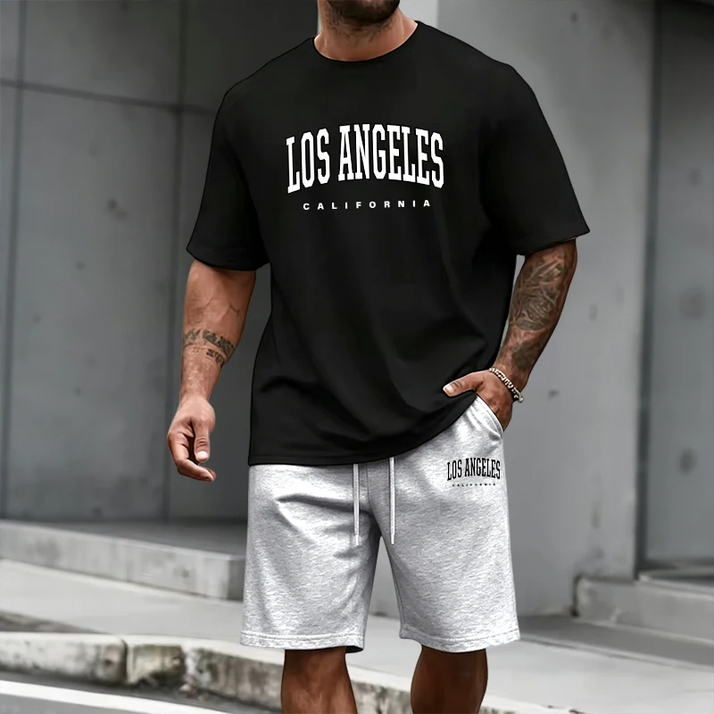 Men's Tracksuit Short Sleeve T - Mens Fashion Wear ulasan dan harga