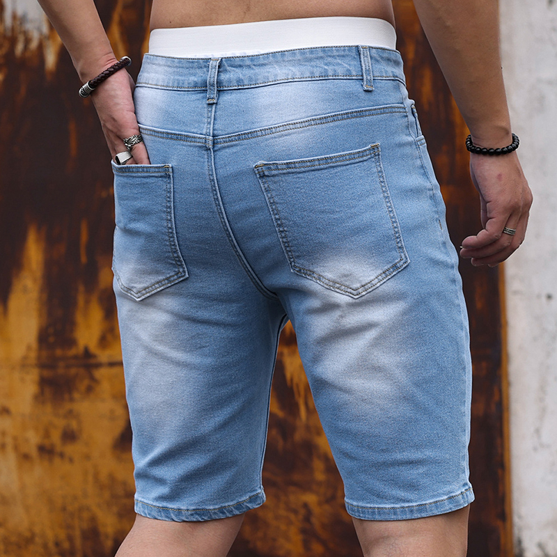 2026 Mens Stretch Denim Shorts - Men'S Fashion Overalls ulasan dan harga
