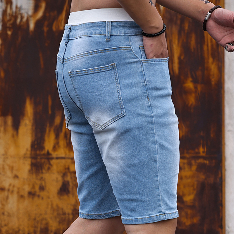 2026 Mens Stretch Denim Shorts - Men'S Fashion Overalls ulasan dan harga