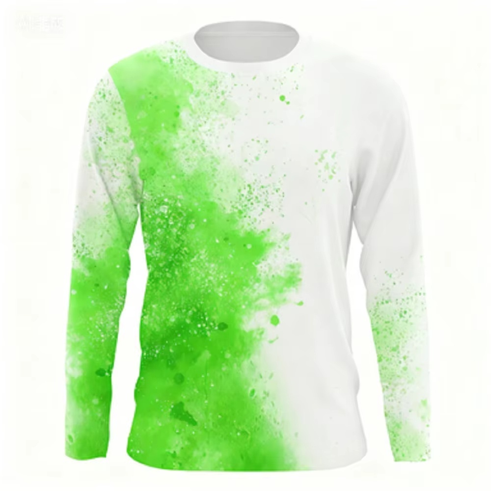 Fashionable Bass Pattern Crew  - Mens Fashion Wear ulasan dan harga