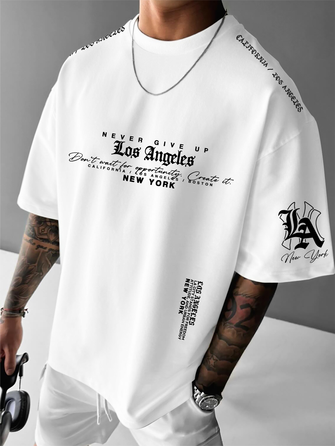 Printed T-shirt for Men New Su - York Men'S Fashion ulasan dan harga