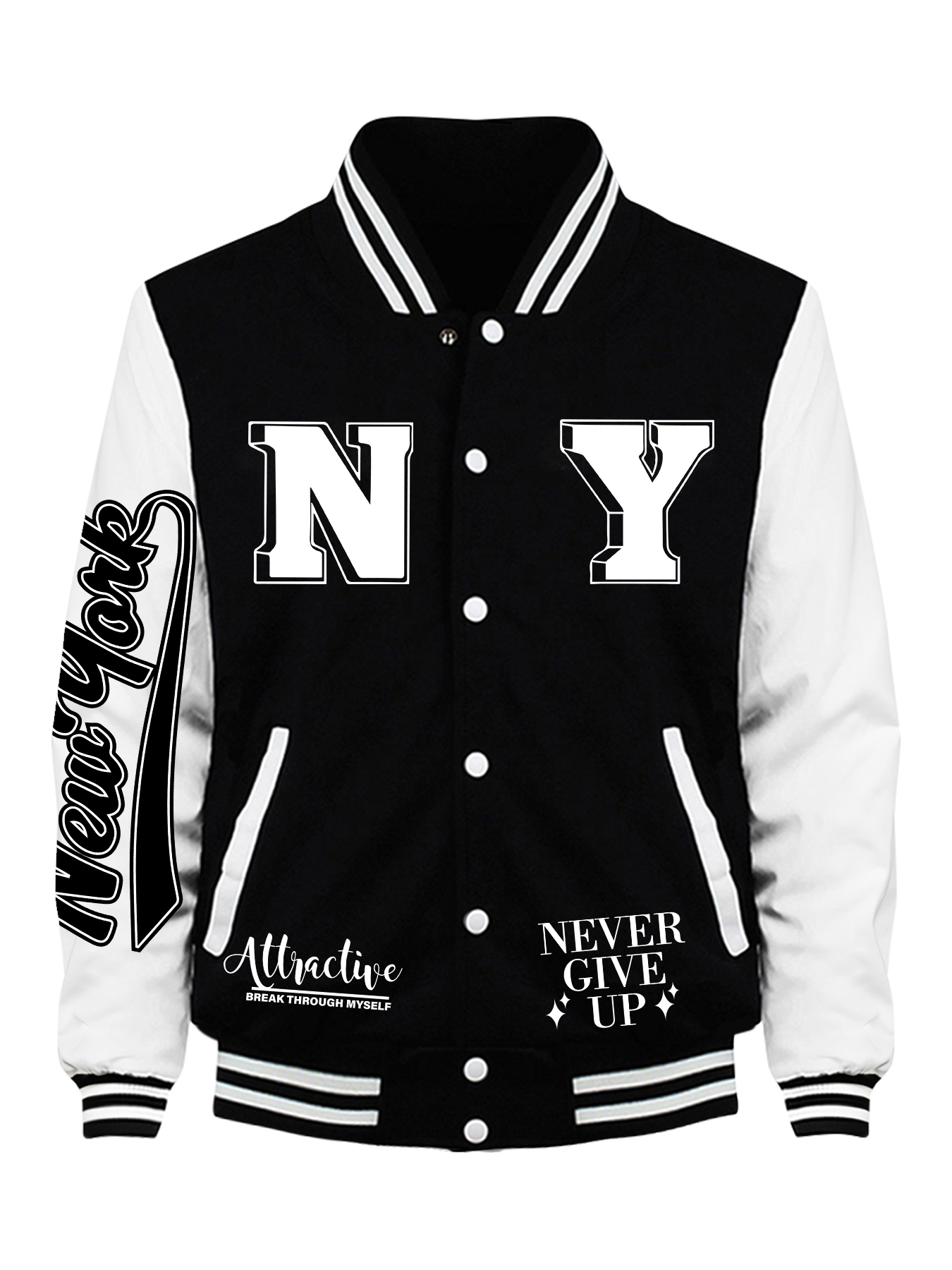 New York City Never Give Up Pr - York Men'S Fashion ulasan dan harga