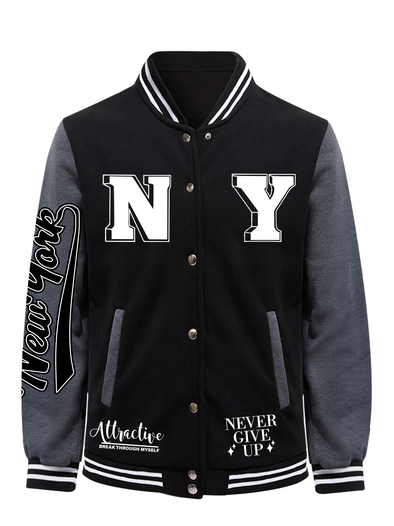 New York City Never Give Up Pr - York Men'S Fashion ulasan dan harga