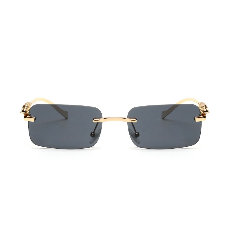 Rimless Sunglasses UV400 Fashi - Men'S Fashion Rimless Glasses ulasan dan harga