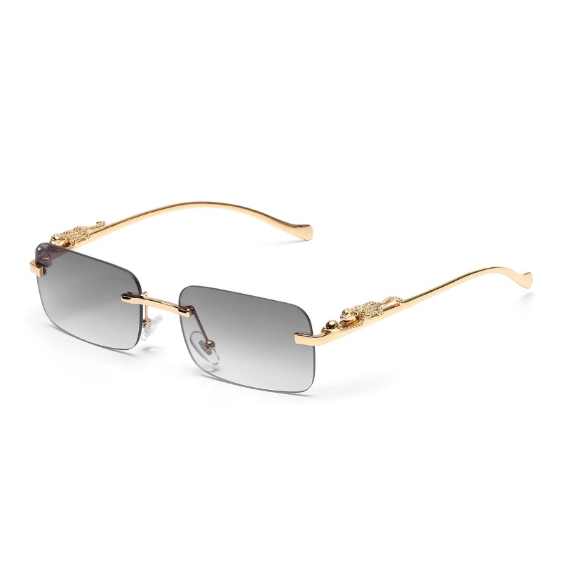 Rimless Sunglasses UV400 Fashi - Men'S Fashion Rimless Glasses ulasan dan harga