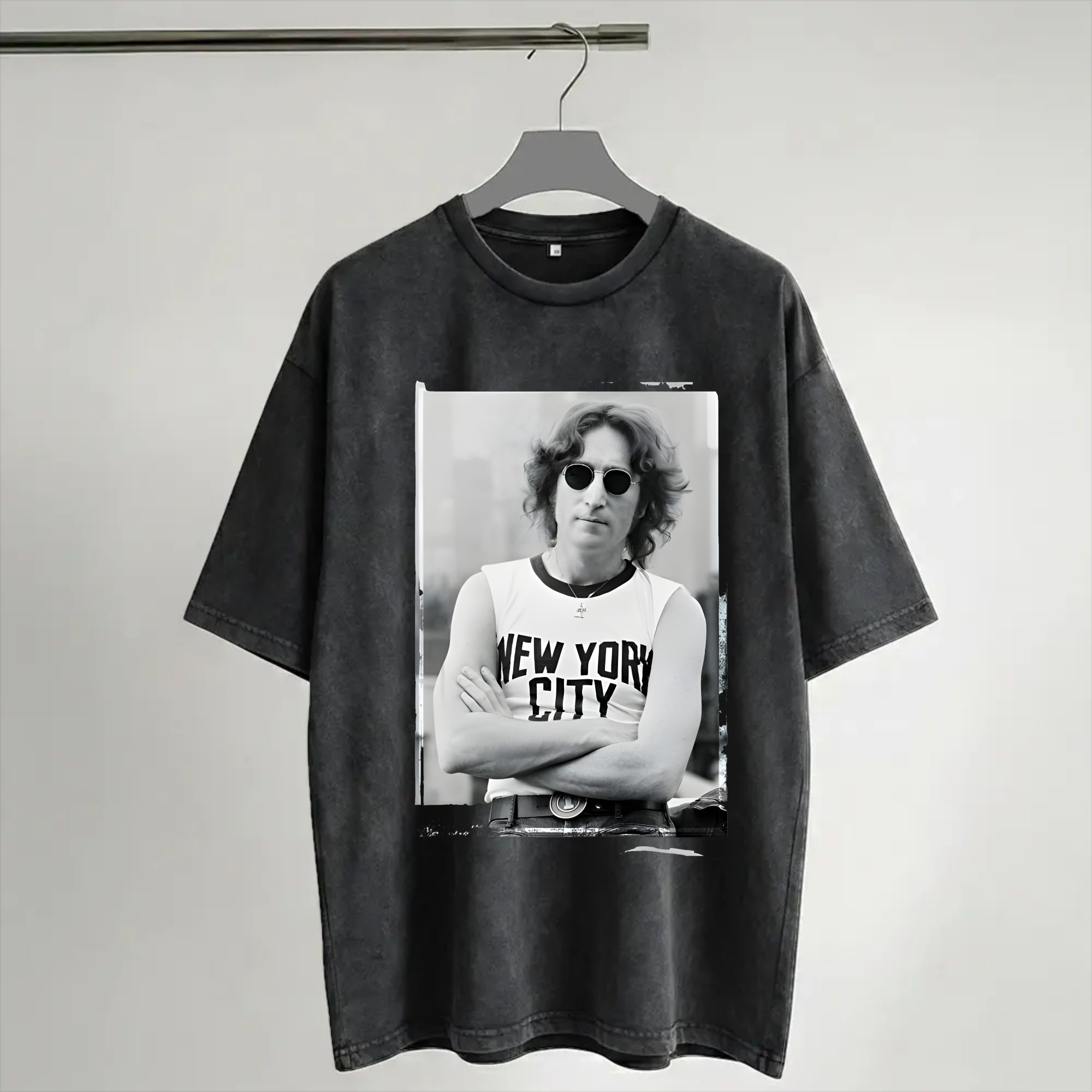 Harajuku Washed Shirt John Len - York Men'S Fashion ulasan dan harga
