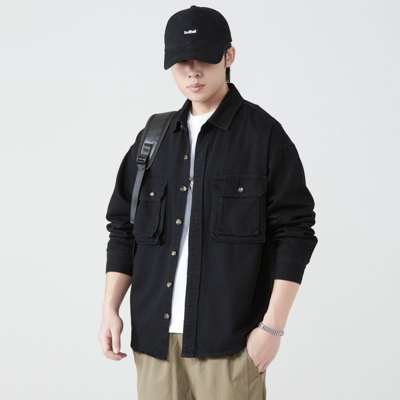 Pure Cotton Tooling Shirts Men - Men'S Fashion X ulasan dan harga