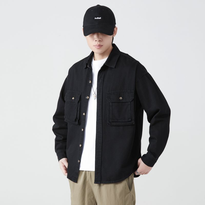 Pure Cotton Tooling Shirts Men - Men'S Fashion X ulasan dan harga