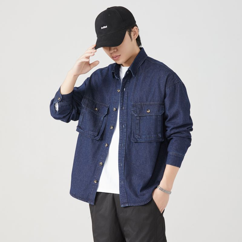 Pure Cotton Tooling Shirts Men - Men'S Fashion X ulasan dan harga