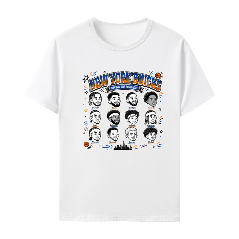 New York Knicks Lineup T-shirt - York Men'S Fashion ulasan dan harga