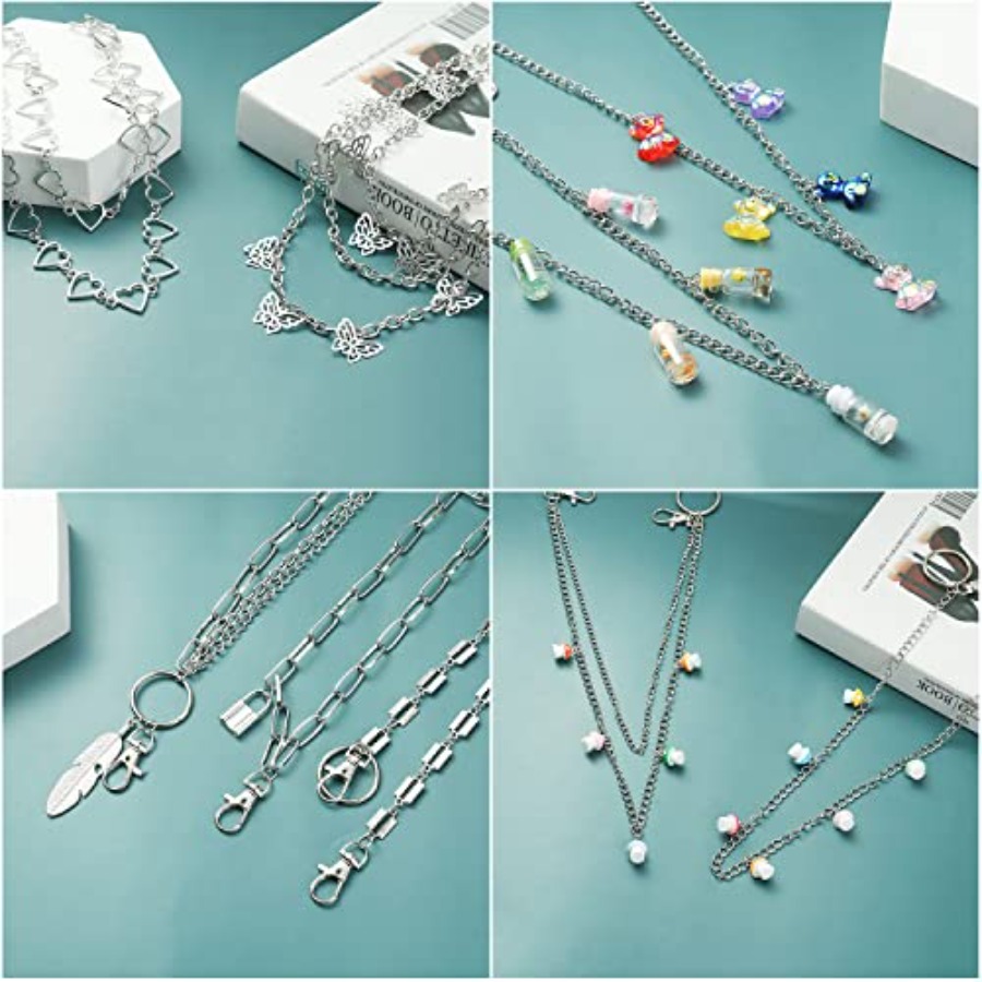 6 Pieces Pants Chain Wallet Ch - Jeans Pants Fashion Men ulasan dan harga