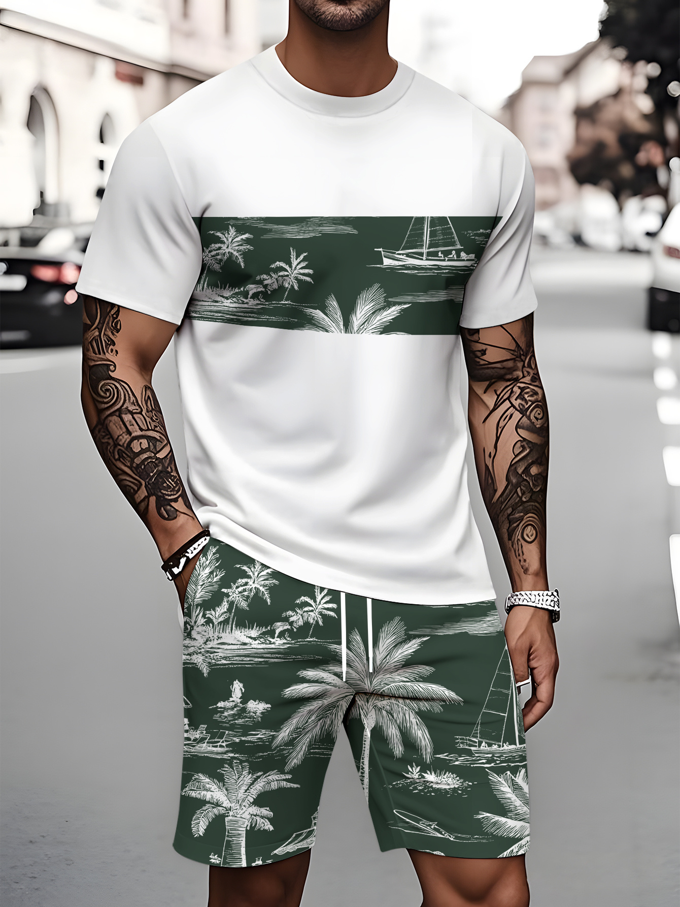 2026 Summer Fashion T-Shirt an - Mens Fashion Wear ulasan dan harga
