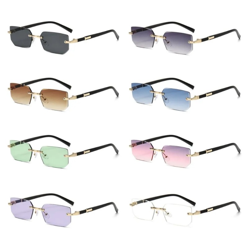 Trendy Rimless Sunglasses for  - Men'S Fashion Rimless Glasses ulasan dan harga