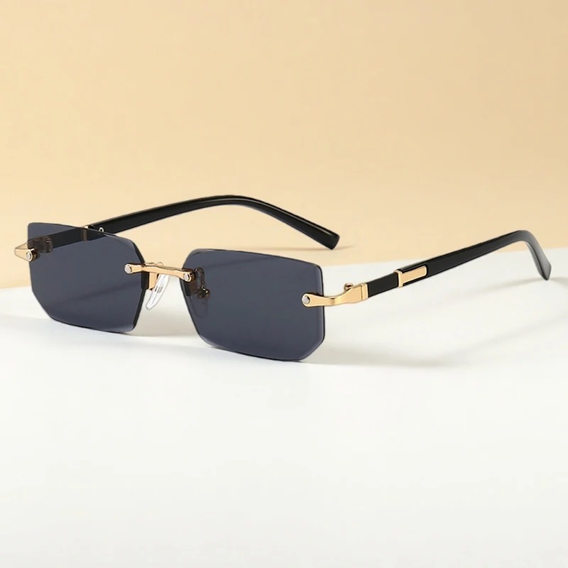 Fashion Rimless Sunglasses Men - Men'S Fashion Rimless Glasses ulasan dan harga