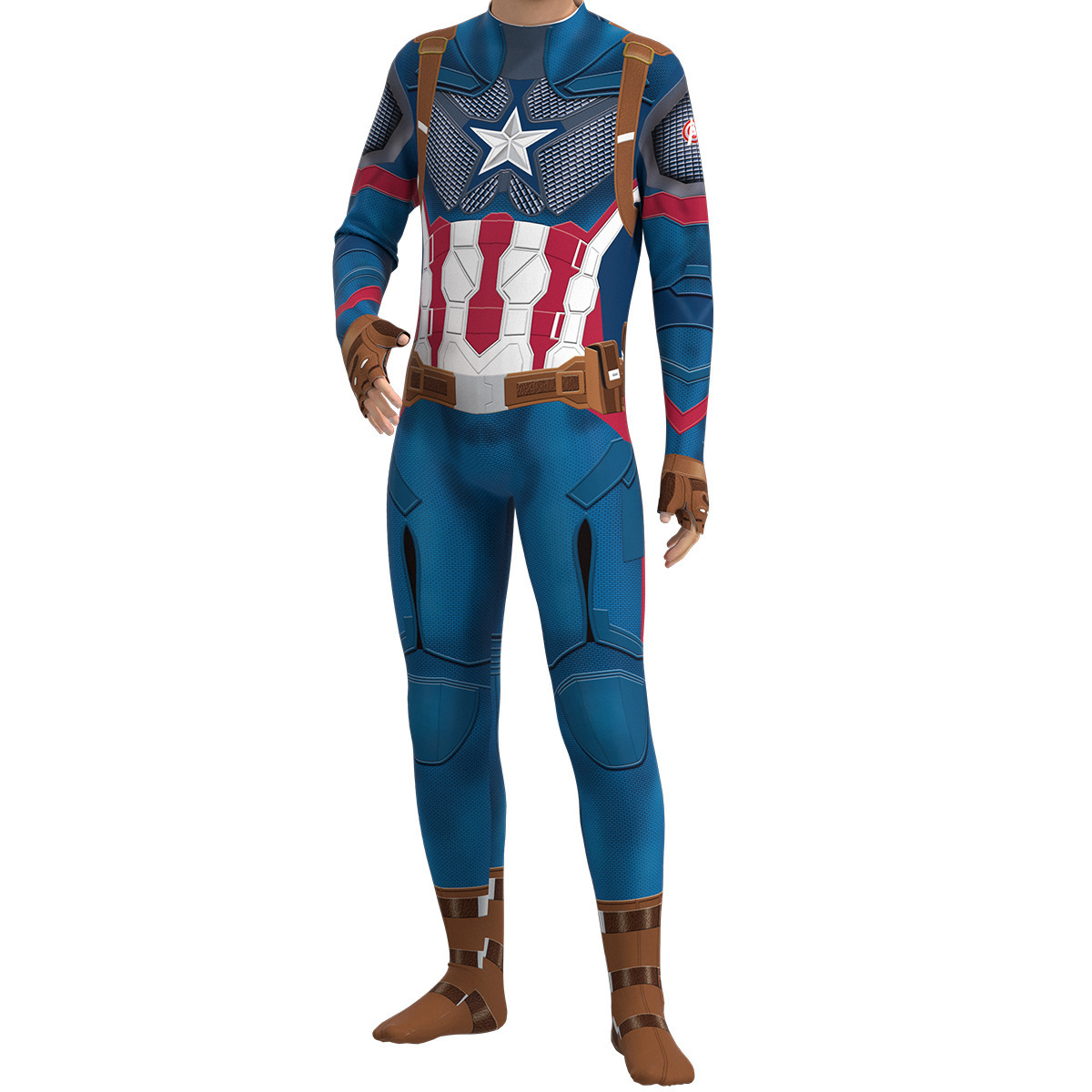 Halloween Cosplay Costume Capt - Mens Fashion Jumpsuit ulasan dan harga